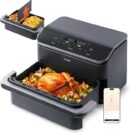 Heißluftfritteuse 2 Kammern Airfryer, 8-in-1 Dual Blaze TwinFry XXL 10L